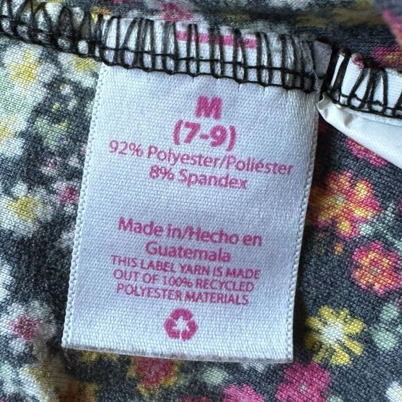 No Boundaries Tank Top Womens M Floral 7/9 Sleeveless Blouse Stretch Flowy Flex - Picture 4 of 10